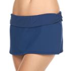 Women's Chaps Solid Skirtini Bottoms, Size: 16, Dark Blue
