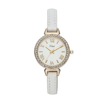 Vivani Women's Crystal Watch, White