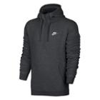 Men's Nike Club Half-zip Fleece Hoodie, Size: Xl, Grey Other