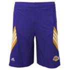 Boys 8-20 Adidas Los Angeles Lakers Prestige Shorts, Boy's, Size: Medium, Purple