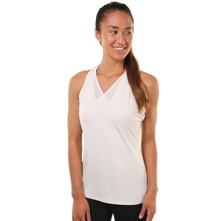 Women's Soybu Strut Racerback Tank, Size: Large, White