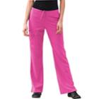 Petite Jockey Scrubs Woven Cargo Pants, Women's, Size: Xl Petite, Pink