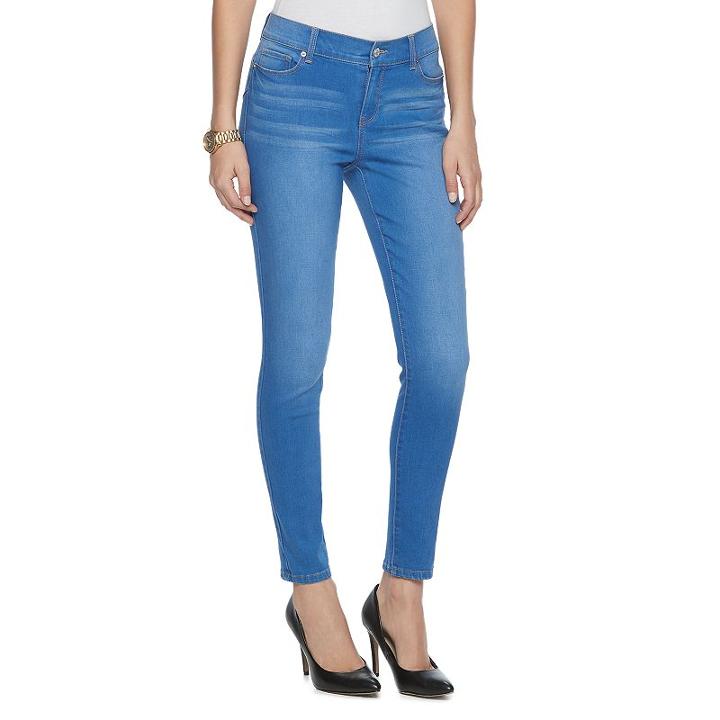 Women's Juicy Couture Flaunt It Faded Skinny Jeans, Size: 10, Blue Other