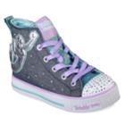 Skechers Twinkle Toes Twinkle Lite Magnificent Mermaid Girls' Light Up High Top Shoes, Size: 11, Blue