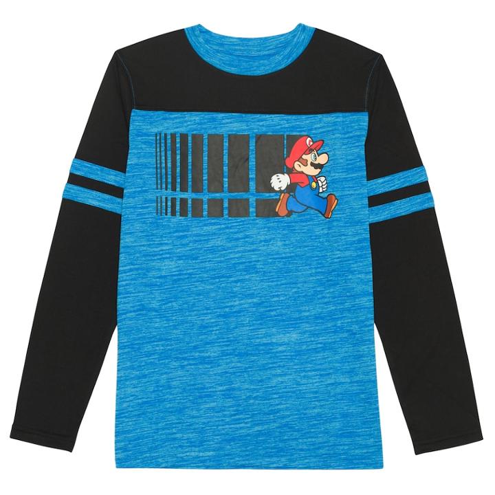 Boys 8-20 Super Mario Bros. Tee, Size: Medium, Brt Blue
