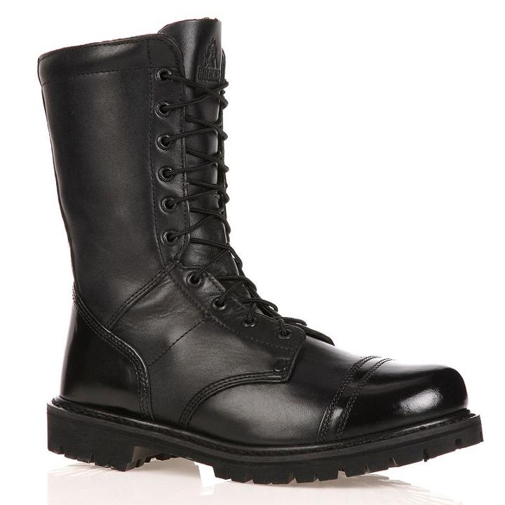 Rocky 10-in. Side-zip Men's Jump Boots, Size: 12 Wide, Black