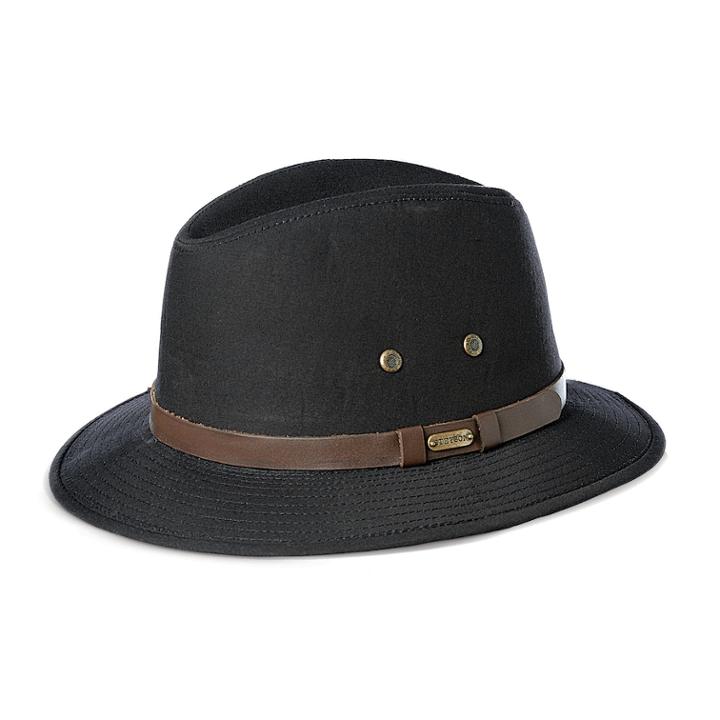 Men's Stetson Gable Safari Hat, Size: Large, Black