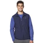 Men's Chaps Classic-fit Sport Microfleece Vest, Size: Small, Blue (navy)