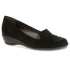 Soft Style By Hush Puppies Rory Women's Pleated Wedge Loafers, Size: Medium (6.5), Black