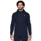 Men's Under Armour Baseline Fleece Hoodie, Size: Small, Blue (navy)