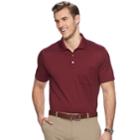 Men's Van Heusen Flex Classic-fit Jacquard Striped Polo, Size: Medium, Brt Pink