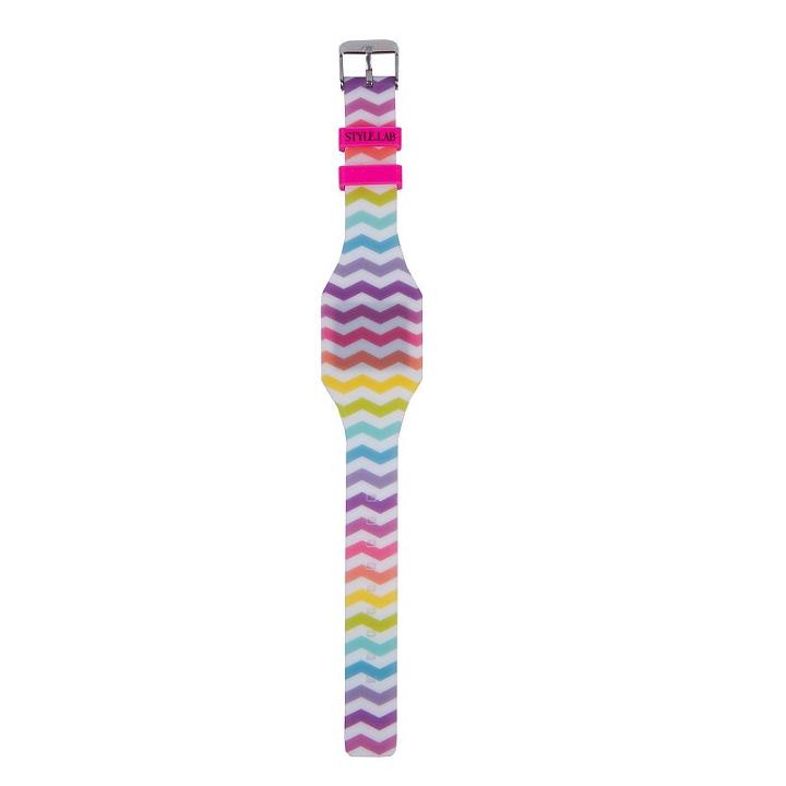 Girls 7-16 Fashion Angels Zig Zag Chevron Watch, Girl's, Multicolor
