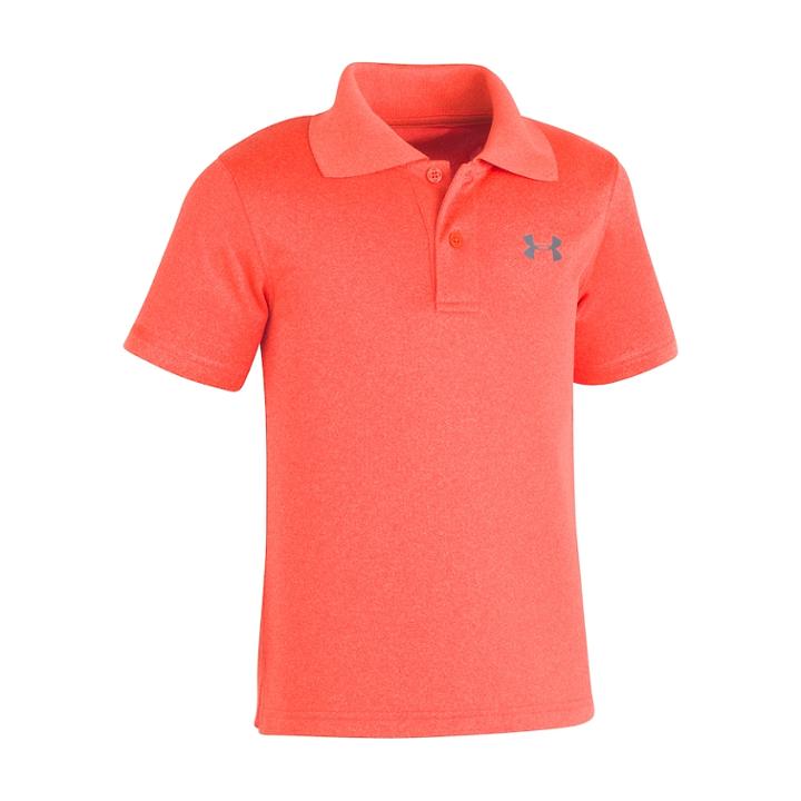 Boys 4-7 Under Armour Logo Polo, Size: 5, Orange