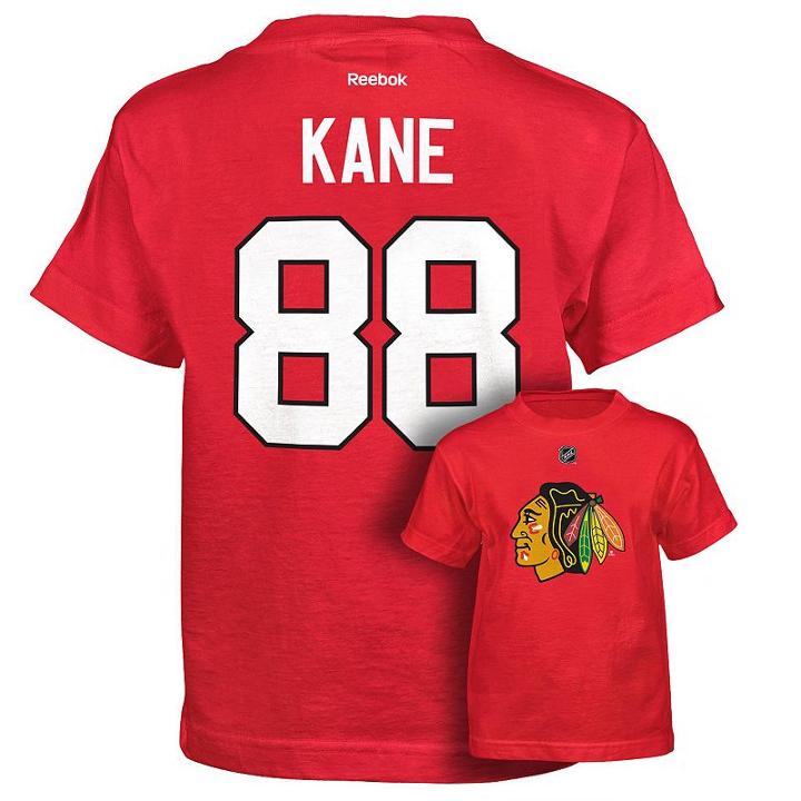 Reebok Chicago Blackhawks Patrick Kane Premier Tee - Boys 8-20, Boy's, Size: Medium, Red