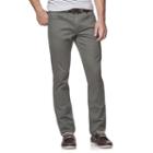 Men's Chaps Slim-fit 5-pocket Pants, Size: 38x30, Green
