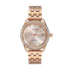 Drive From Citizen Eco-drive Women's Ltr Crystal Stainless Steel Watch, Size: Medium, Pink