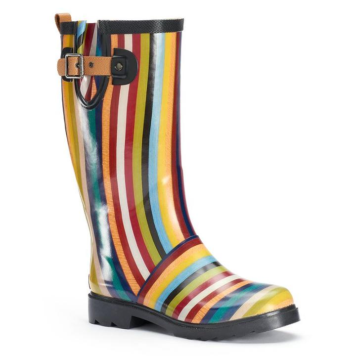 Chooka Women's Waterproof Rain Boots, Size: 7, Multicolor
