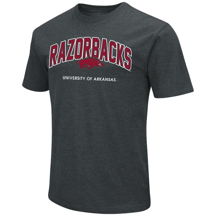 Men's Arkansas Razorbacks Wordmark Tee, Size: Small, Dark Red