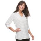 Women's Apt. 9&reg; High-low Hem Popover Tunic, Size: Xxl, Natural