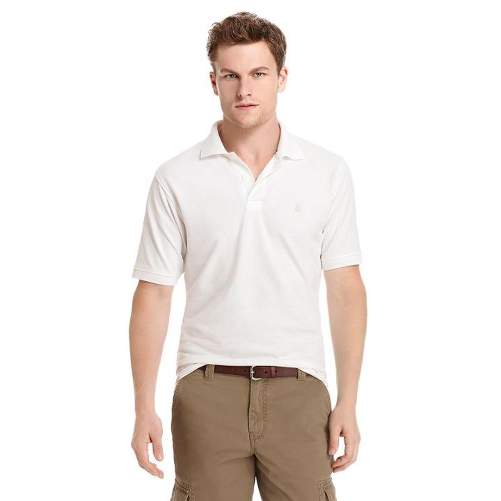 Men's Izod Classic-fit Solid Pique Polo, Size: Xxl, White