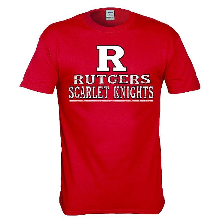 Men's Rutgers Scarlet Knights Wisdom Tee, Size: Medium, Red
