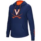 Women's Virginia Cavaliers Crossover Hoodie, Size: Large, Med Blue