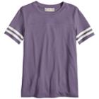 Girls Plus Size Pink Republic Crewneck Varsity Tee, Size: Xl Plus, Lt Purple
