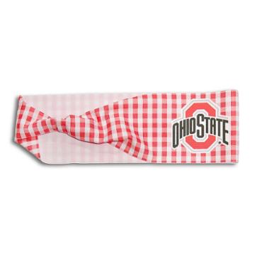 Legacy Athletic Ohio State Buckeyes Gingham Headband, Women's, Multicolor