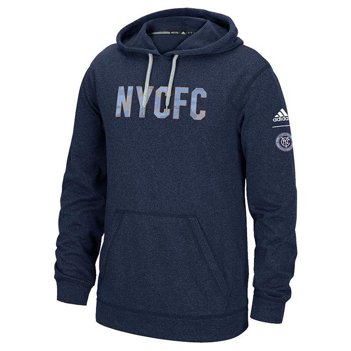 Men's Adidas New York City Fc Ultimate Hoodie, Size: Small, Blue (navy)