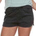 Juniors' Unionbay Maribeth Sateen Shorts, Teens, Size: Medium, Med Grey
