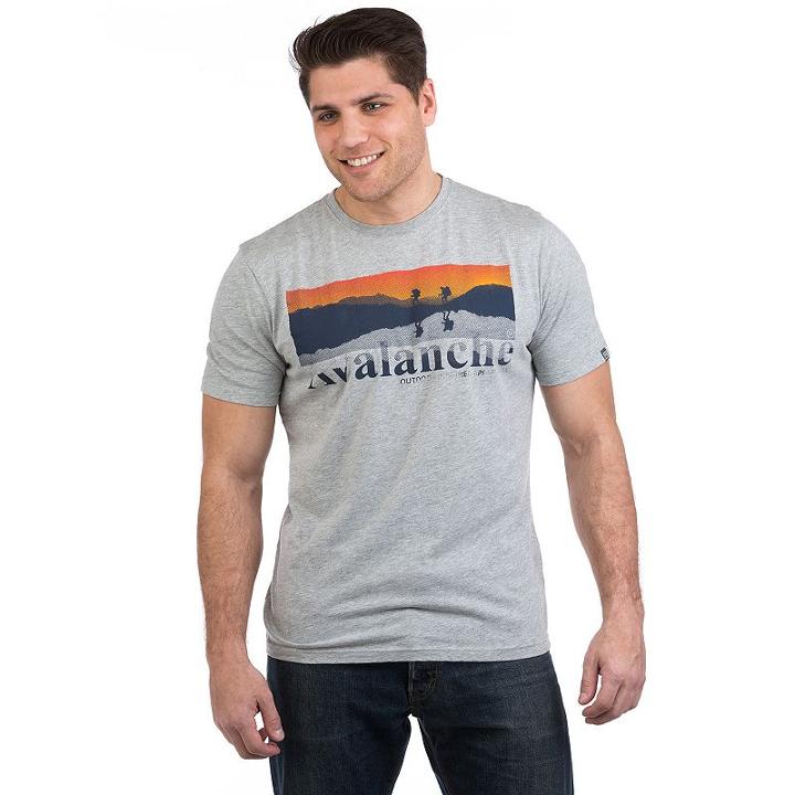 Men's Avalanche Logo Tee, Size: Xxl, Grey