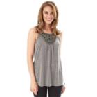 Women's Apt. 9&reg; Embellished Tank, Size: Regular, White Oth