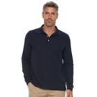 Men's Croft & Barrow&reg; Classic-fit Stretch Pique Polo, Size: Xxl, Dark Blue