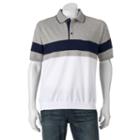 Men's Safe Harbor Classic-fit Banded-bottom Polo, Size: Medium, Grey