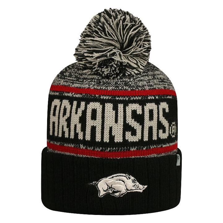 Adult Top Of The World Arkansas Razorbacks Heezy Skate Hat, Black