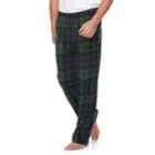 Men's Patterned Microfleece Lounge Pants, Size: Medium, Dark Grey
