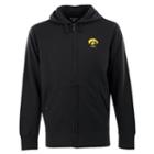 Men's Iowa Hawkeyes Signature Full-zip Fleece Hoodie, Size: Xl, Black