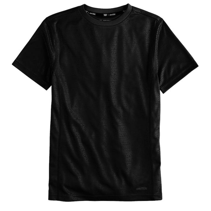 Boys 8-20 Tek Gear&reg; Embossed Tee, Size: S(8), Black