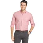 Big & Tall Izod Essential Regular-fit Button-down Shirt, Men's, Size: L Tall, Red Other