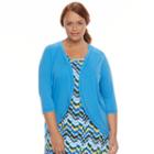 Plus Size Soybu Crosstown Open-front Yoga Cardigan, Women's, Size: 1xl, Blue Other