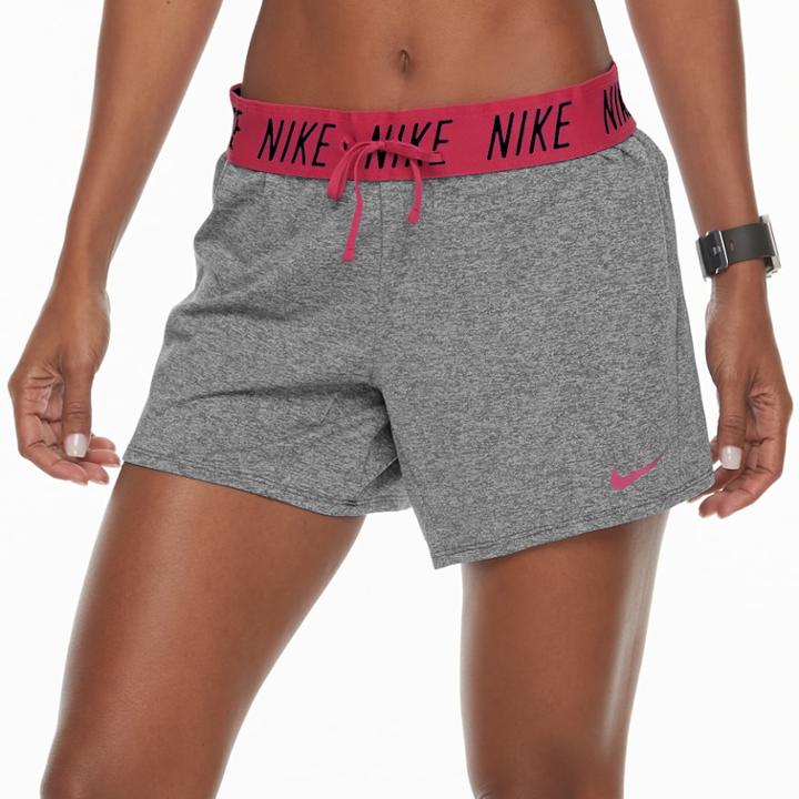 Women's Nike Dry Training Shorts, Size: Small, Dark Grey