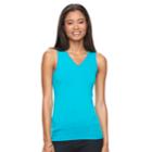 Women's Apt. 9&reg; Reversible Seamless Tank, Size: S/m, Turquoise/blue (turq/aqua)