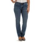 Women's Lee Perfect Fit Straight-leg Jeans, Size: 12 T/l, Dark Blue