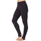 Women's Cuddl Duds Smooth Layer Leggings, Size: Small, Black