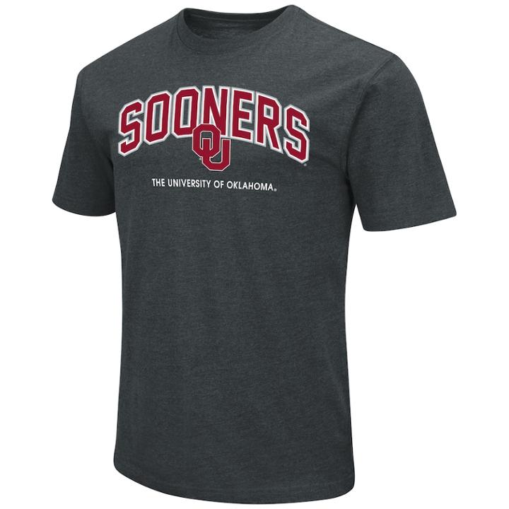 Men's Oklahoma Sooners Wordmark Tee, Size: Medium, Dark Red