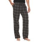 Men's Croft & Barrow&reg; Flannel Lounge Pants, Size: Xl, Dark Grey