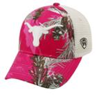 Adult Top Of The World Texas Longhorns Doe Camo Adjustable Cap, Med Pink