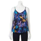 Women's Apt. 9&reg; Georgette Camisole, Size: Xxl, Blue