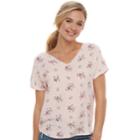 Juniors' So&reg; Dolman Sleeve V-neck Tee, Teens, Size: Xl, Black