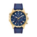 Bulova Men's Marine Star Leather Chronograph Watch - 97b168, Size: Large, Blue